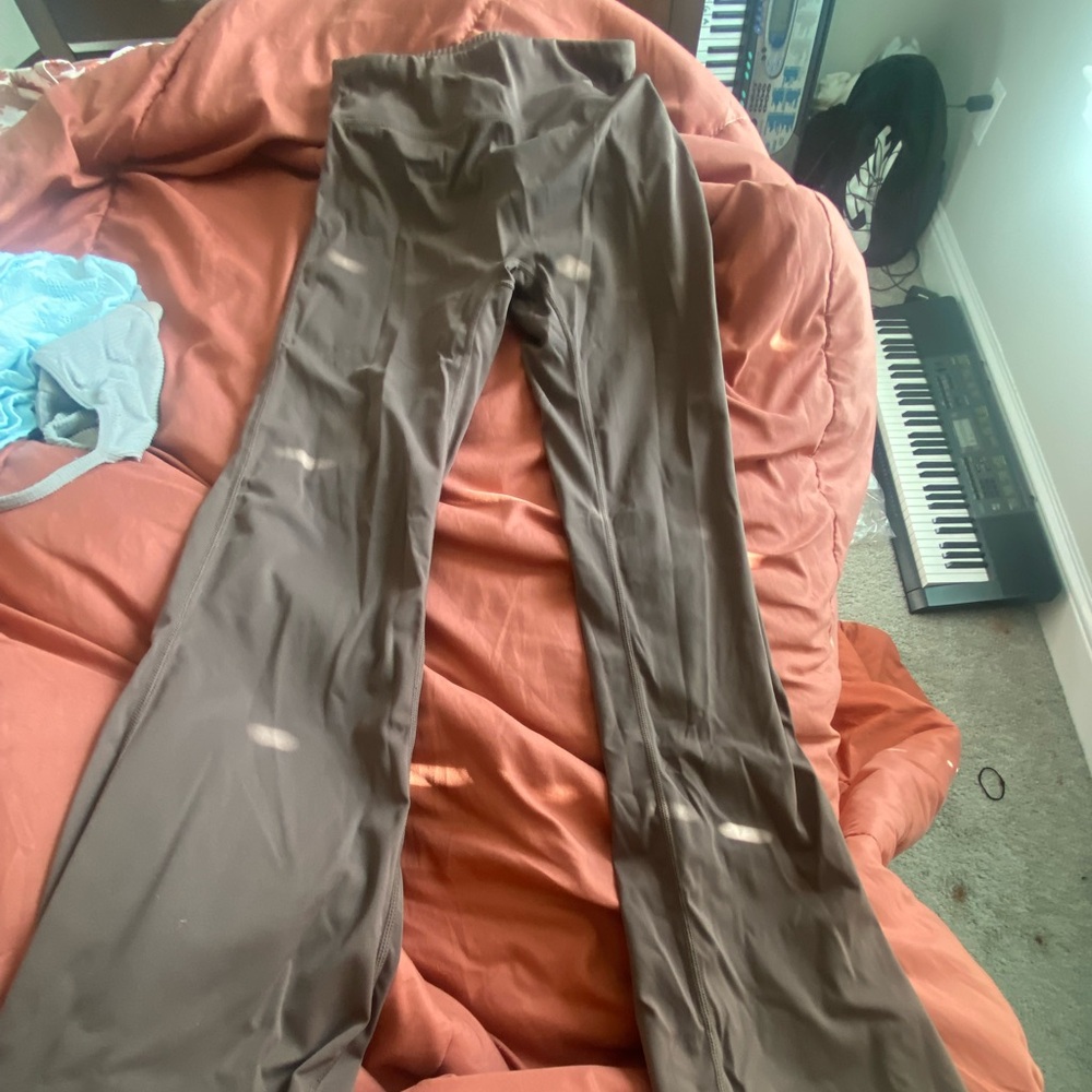 Brown Flared Pants